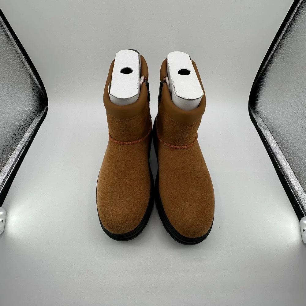 Koolaburra by UGG Koola Mini Hybrid Boot Womens Sz 8 Chestnut‎ Suede 1168010 NEW